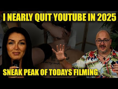 Why I Nearly QUIT Youtube In 2025 & sneak peak of todays Filming with Jodie