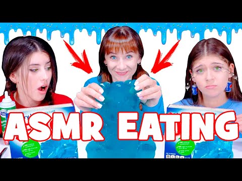 ASMR Eating Sounds Eat Food VS Cooked Food Mukbang