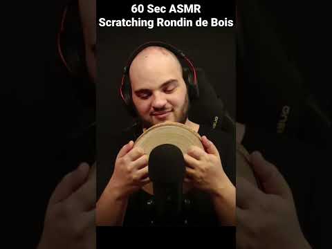 60 Sec ASMR - Scratching Rondin de Bois #asmr #relaxation