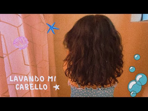 Lavand0 mi cabello 🫧🛁🐚| Sonidos de agua | Andrea ASMR 🦋