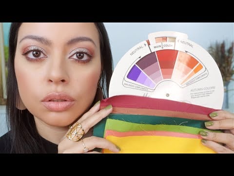 ASMR| Color Analysis Image Consultant [In-Depth] RP (PERSONAL ATTENTION) Styling & Makeup - Autumn