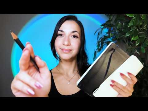 ASMR Drawing Your Portrait ✏️ Measuring & Sketching