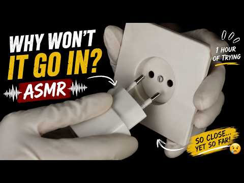 ASMR | 1 Hour of Trying to Plug It In 😔 The Most Satisfying Video Ever!