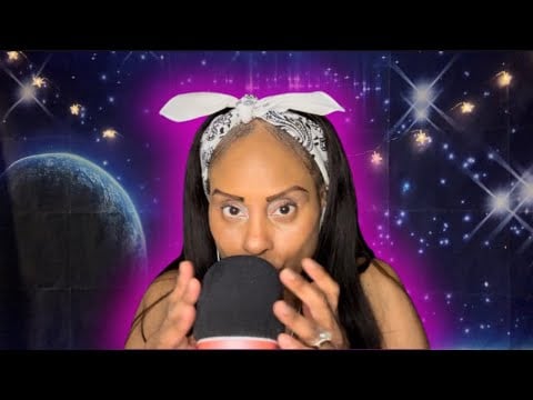 ASMR Mouth Sounds, Up Close, Rambles, Spit Painting 