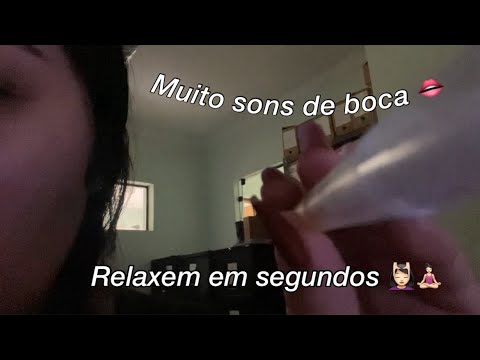 ASMR: sons de boca, mãos, hand movements 💆🏻‍♀️