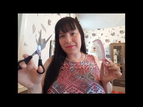 ASMR  Relaxing Haircut Role Play