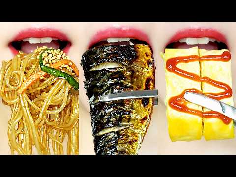 ASMR Grilled Mackerel & Korean Home Meal 🐟🍚 MUKBANG 고등어구이 집밥 먹방 Eating Sounds