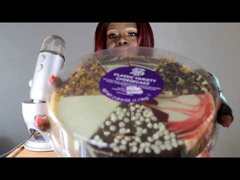 Cheesecake ASMR Eating Sounds
