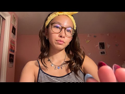 ASMR | Getting you ready for bed at 3am 😴 (skincare, hand massage, some whispers and soft spoken)