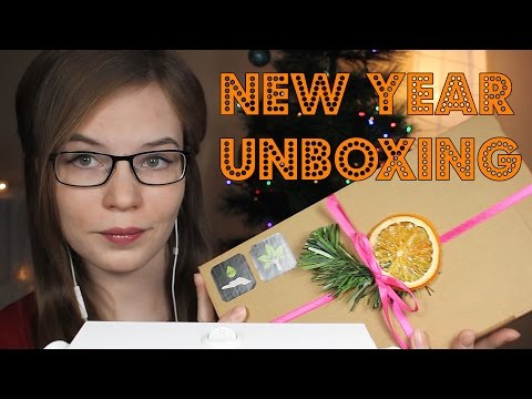 Belated New Year Gift | Unboxing, Tapping, Tea, Whisper&Soft Speaking | Binaural HD ASMR