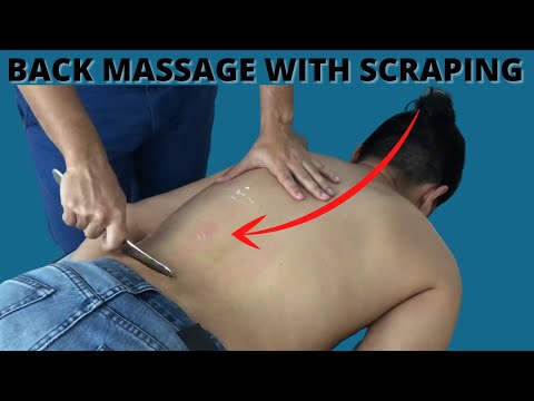 Professional Back Massage | Scraping Technique for Deep Relief