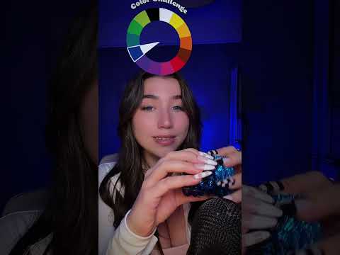 asmr color challenge 🎨✨ #asmr #tingles #visualtingle #asmrsounds #relax