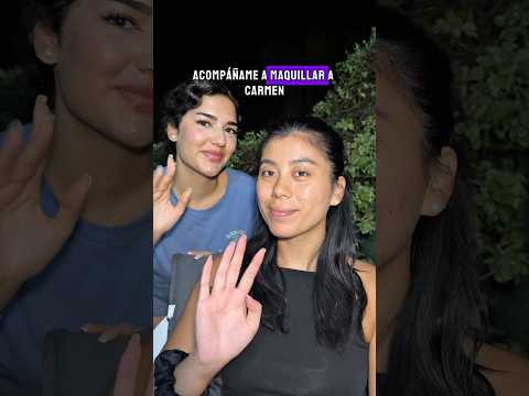 MAQUILLANDO💄 a mi amiga 👩🏽‍🤝‍👩🏻❤️ #maquillaje #makeup