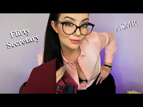 ASMR Flirty Secretary Asks You Out 📎 Roleplay, Personal Attention