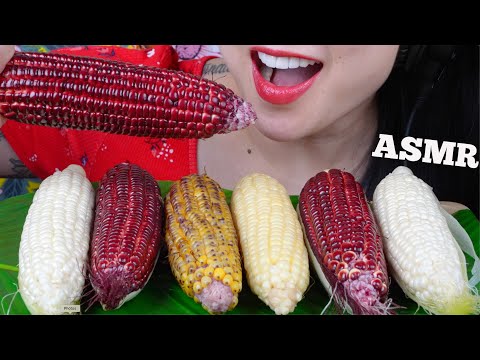 ASMR RAW SWEET HOKKAIDO MILK CORN (SATISFYING CRUNCHY EATING SOUNDS) NO TALKING | SAS-ASMR