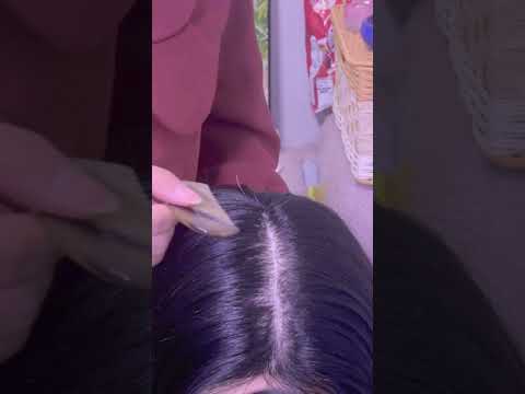 Hair and Scalp ASMR No Talking