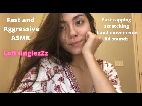 Fast and aggressive ASMR lofi triggers