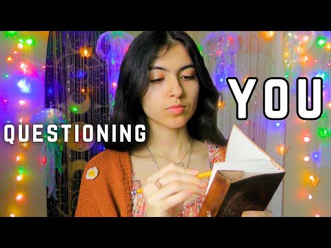 ASMR || hypothesizing about you 📝📚❓