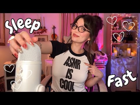 1 Hour Of Fast and Aggressive ASMR To Help You SLEEP FAST (RAMBLES, Hand Sounds)