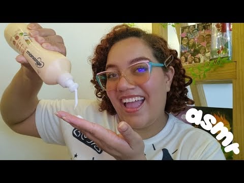 ASMR FINALIZANDO SEU CABELO CACHEADO 😍💕