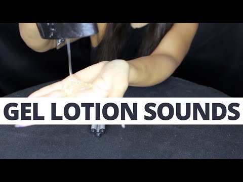 ASMR GEL LOTION SOUNDS | SONS DE GEL PARA TE AJUDAR A DORMIR TRANQUILAMENTE (NO TALKING)