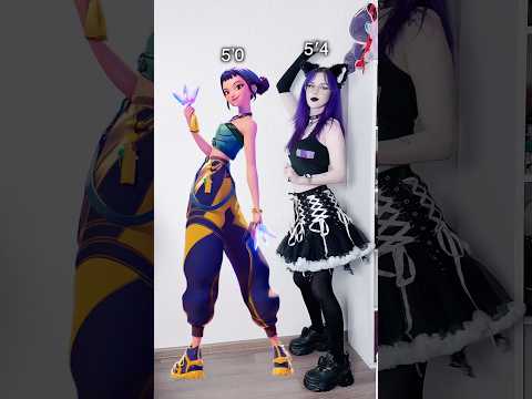 Kpop Demon Hunters height!💜 #kpopdemonhunters #huntrix #mira #rumi #zoey #cosplay #netflix