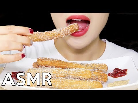 ASMR Churros *Crunchy* 츄러스 리얼사운드 먹방 Eating Sounds