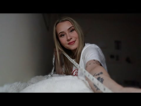 ASMR Measuring Your Entire Body, Whispered, Soft Spoken