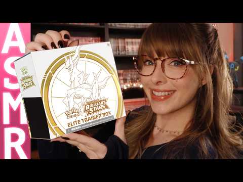 ASMR ✨ Hunting Arceus ⊹ Pokémon Card Box Opening to Relax You 💛 Whispers, Tapping & Crinkles