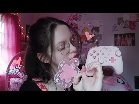 lofi asmr | random trigger assortment 💗 (lots of camera tapping)