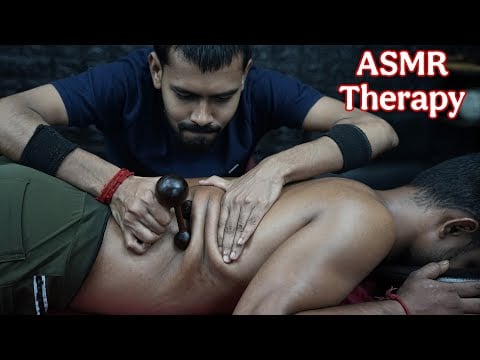 Relaxing Back Body Oil Massage ASMR - No Talking, Pure Bliss | ASMR Deep Pressure Back Massage