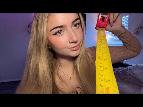 ASMR Measuring and Adjusting You (invisible clips, up close, fast)