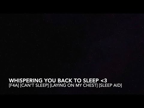 ASMR | whispering you back to sleep (f4a) [sleep aid] [comfort] [overthinking]