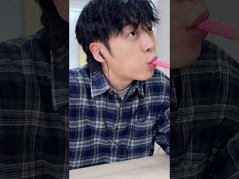 Random Pink food MUKBANG🧠 #shorts