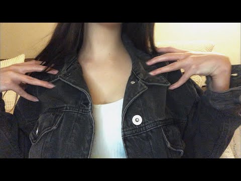 ASMR Shirt Scratching | Aggressive Jeans/Buttons/Fabric Sounds | No Talking