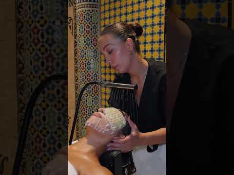 ASMR: Italian Head Water Massage - Pure Luxury #shorts