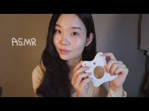 ASMR 수다🫧 다양한 사물 소리와 이야기들🪐| 위스퍼링 속삭임 팅글 수다 | 핀마이크 talking ,whispering asmr