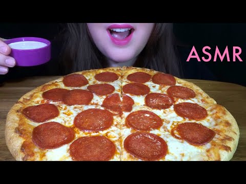 ASMR Pepperoni Pizza MUKBANG - EXTREMELY SATISFYING Eating Sounds!