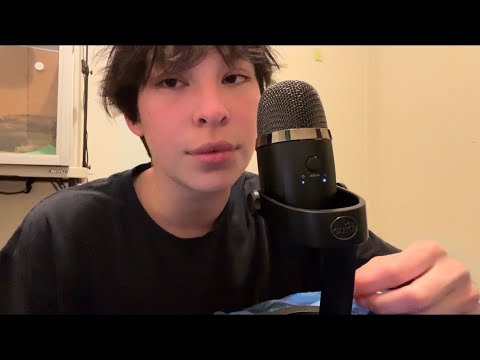 trying ASMR with a blue yeti