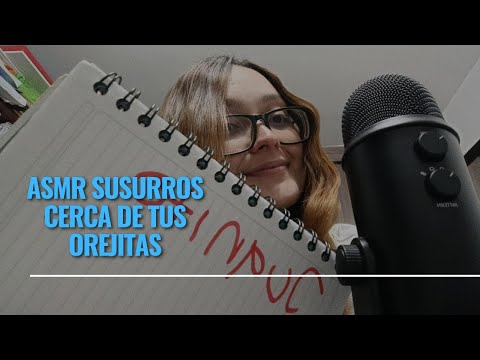 ASMR | SUSURRANDO Y ESCRIBIENDO TU NOMBRE MUY CERCA PARA DORMIR PROFUNDO