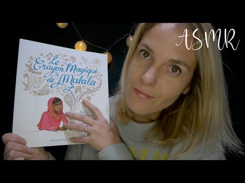 ASMR FR 💪JOURNÉE DES DROITS DES FEMMES ! Le crayon de Malala (lecture chuchotée / Malala Yousafzai)