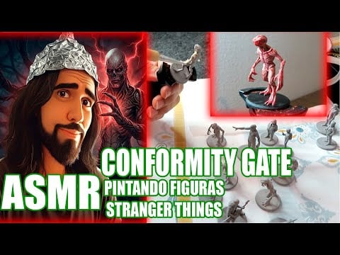 ASMR | Conformity Gate mientras pinto figuras de Stranger Things