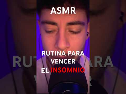 RUTINA ASMR para DORMIRTE Profundamente 😴 Paso a paso contra el insomnio
