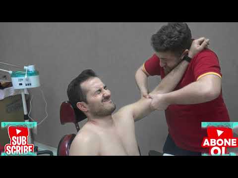 ASMR TURKISH BARBER MASSAGE + EAR BURN +ARM WAX+ throat,chest,toksen,arm,head,back,ear,rope massage