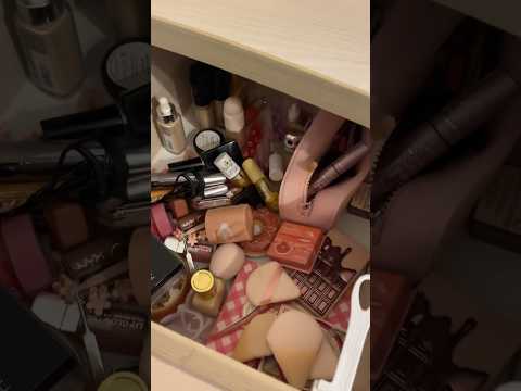 Makeup organization with me 💕 #asmr #satisfying #preppy