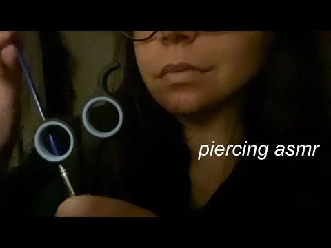 dudağına piercing yapıyorum asmr (türkçe asmr) fısıltı