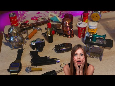 ASMR en Español 🔥 Mostrando colección de Mecheros extraños y antiguos 🚬