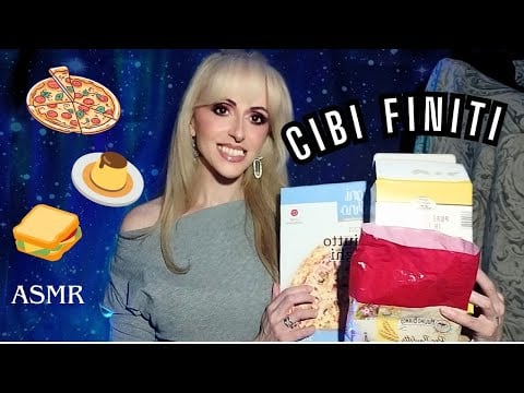 Ti RILASSO con i CIBI FINITI🍞🍮ASMR ITA 🇮🇹