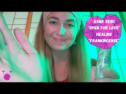 [ASMR] ~ 💕Reiki for Love💕 Healing | Reiki for Attraction, Reiki Crystal Session, Frankincense✨