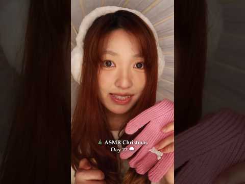 Bundling You Up on a Cold Snowy Day 🌨️🧣🧤 #asmr #asmrchristmas #asmrpersonalatttention